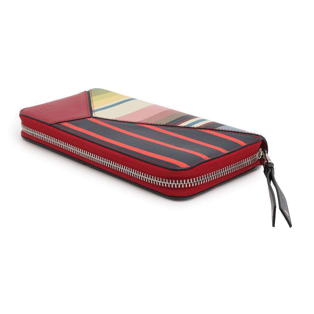 Loewe Wallet Around Puzzle Zip Long Anagram Black